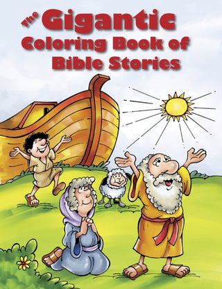 Cover image for 9781414394985 - Gigantic Coloring Book Of Bible Stories, The