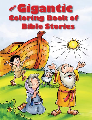 Cover image for 9781414394985 - The Gigantic Coloring Book of Bible Stories