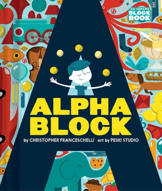 Cover image for 9781419709364 - Alphablock (An Abrams Block Book)