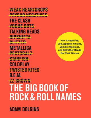 Cover image for 9781419732591 - The Big Book of Rock & Roll Names: