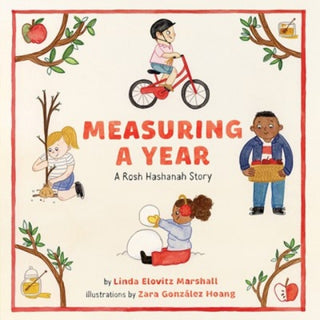 Cover image for 9781419744976 - Measuring a Year: A Rosh Hashanah Story