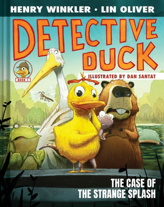 Cover image for 9781419755132 - Detective Duck: The Case of the Strange Splash (Detective Duck #1)