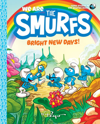 Cover image for 9781419755422 - We Are the Smurfs: Bright New Days! (We Are the Smurfs Book 3)