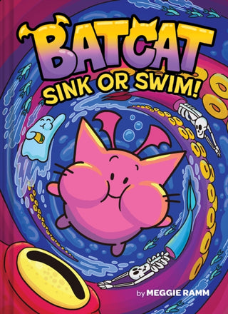 Cover image for 9781419756597 - Sink or Swim! (Batcat Book #2)