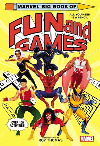 Supplemental image for 9781419761126 - Marvel Big Book of Fun and Games