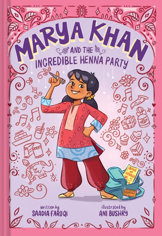 Cover image for 9781419761171 - Marya Khan and the Incredible Henna Party (Marya Khan #1)