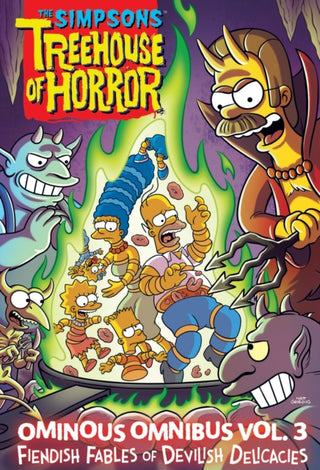 Cover image for 9781419763526 - The Simpsons Treehouse of Horror Ominous Omnibus Vol. 3