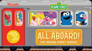 Cover image for 9781419766558 - All Aboard! The Sesame Street Subway (An Abrams Extend-a-book)