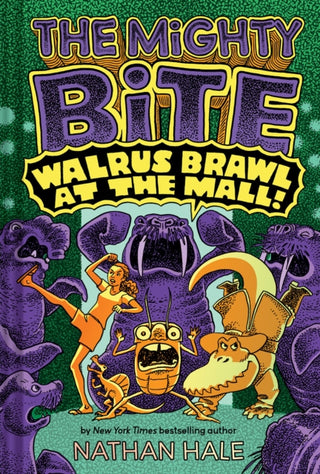 Cover image for 9781419774355 - The Mighty Bite #2: Walrus Brawl at the Mall