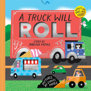 Cover image for 9781419775109 - A Truck Will Roll (A Hello!Lucky Hands-On Book)