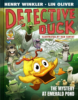 Supplemental image for 9781419780486 - Detective Duck: The Mystery at Emerald Pond (Detective Duck #3)