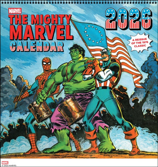 Cover image for 9781419782978 - Mighty Marvel 2026 Wall Calendar: A Reissue of the 1976 Classic