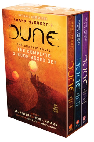 Cover image for 9781419787171 - Dune: The Graphic Novel: The Complete 3-Book Boxed Set