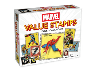 Cover image for 9781419791260 - Marvel Value Stamps 2027 Day-to-Day Calendar
