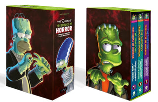 Cover image for 9781419793967 - The Simpsons Treehouse of Horror Ominous Omnibus 3-Volume Box Set