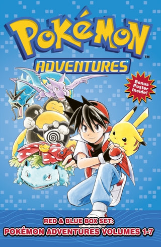 Cover image for 9781421550060 - Pokemon Adventures Red & Blue Box Set (Set Includes Vols. 1-7)
