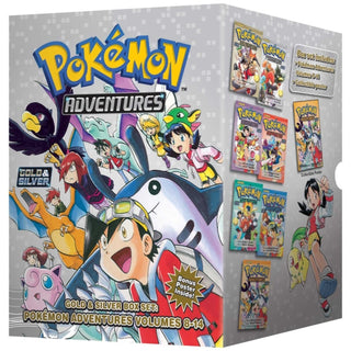 Cover image for 9781421550077 - Pokémon Adventures Gold & Silver Box Set (Set Includes Vols. 8-14)
