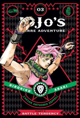 Cover image for 9781421578842 - JoJo's Bizarre Adventure: Part 2--Battle Tendency, Vol. 3