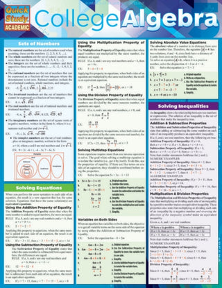 Cover image for 9781423220312 - College Algebra