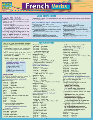 Cover image for 9781423233145 - French Verbs