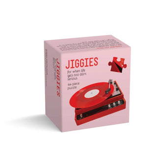 Supplemental image for 9781423668121 - Record Player Jiggie Puzzle 44 Pieces