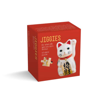Cover image for 9781423668138 - Lucky Cat Jiggie Puzzle 44 Pieces