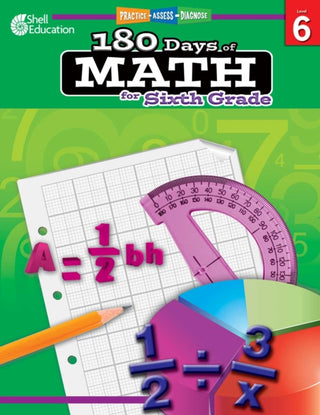 Cover image for 9781425808020 - 180 Days™: Math for Sixth Grade