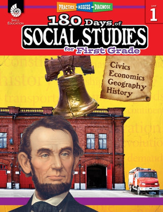 Cover image for 9781425813932 - 180 Days™: Social Studies for First Grade