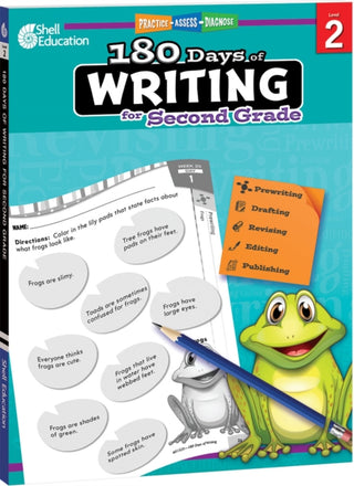 Cover image for 9781425815257 - 180 Days™: Writing for Second Grade
