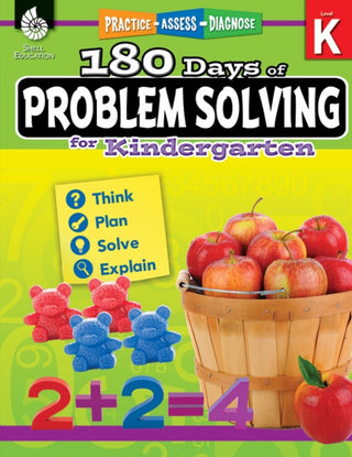 Cover image for 9781425816124 - 180 Days™: Problem Solving for Kindergarten