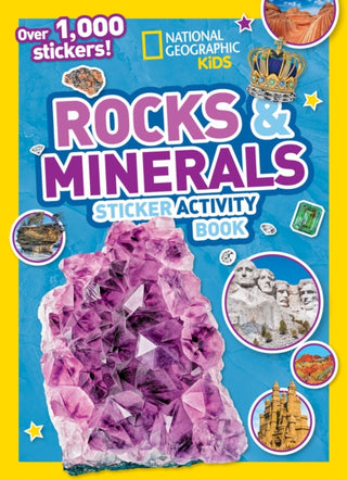Cover image for 9781426337376 - Rocks and Minerals Sticker Activity Book