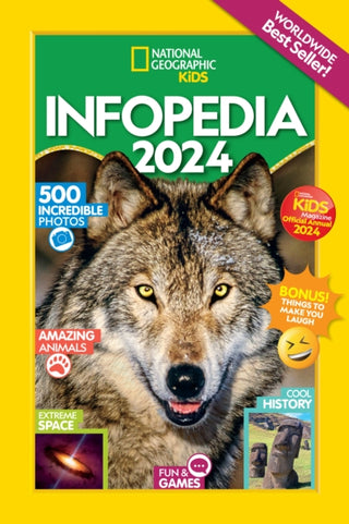 Cover image for 9781426375323 - National Geographic Kids Infopedia 2024 (Almanac UK Edition)