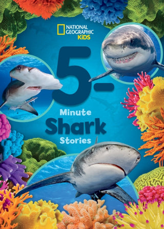 Cover image for 9781426375651 - National Geographic Kids 5-Minute Shark Stories