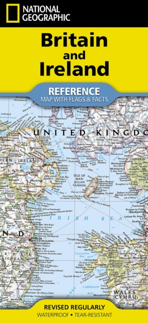 Cover image for 9781426378744 - National Geographic Britian & Ireland Map