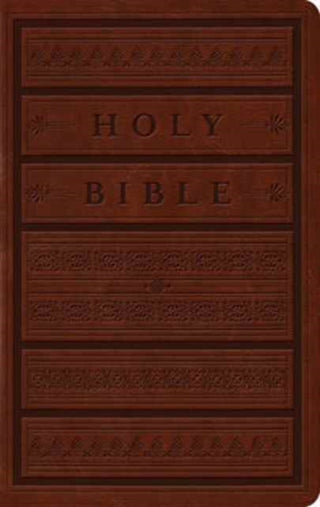 Supplemental image for 9781433555909 - ESV Large Print Personal Size Bible, Red Letter (TruTone, Brown, Engraved Mantel Design)