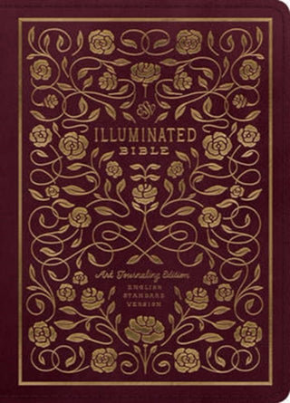 Cover image for 9781433558320 - ESV Illuminated Bible, Art Journaling Edition (TruTone, Burgundy)