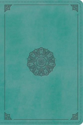 Cover image for 9781433560781 - ESV Study Bible, Personal Size (TruTone, Turquoise, Emblem Design)