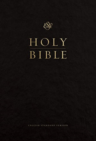 Cover image for 9781433563492 - ESV Pew and Worship Bible, Large Print (Hardcover, Black)