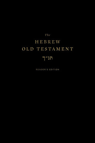 Cover image for 9781433571015 - The Hebrew Old Testament, Reader's Edition (Hardcover)