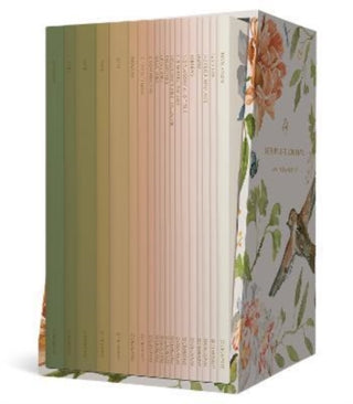 Cover image for 9781433581656 - ESV Scripture Journal – New Testament Set (Artwork by Ruth Chou Simons) (Paperback)