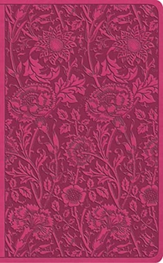 Supplemental image for 9781433587115 - ESV Vest Pocket New Testament with Psalms and Proverbs, Red Letter (TruTone, Berry, Floral Design)