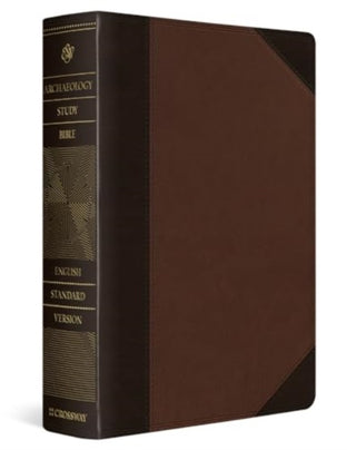 Cover image for 9781433595745 - ESV Archaeology Study Bible (TruTone, Brown/Walnut, Portfolio Design)
