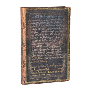 Cover image for 9781439796382 - Michelangelo, Handwriting Mini Lined Softcover Journal, 208pg, 80GSM by Paperblanks (Embellished Manuscripts Collection)