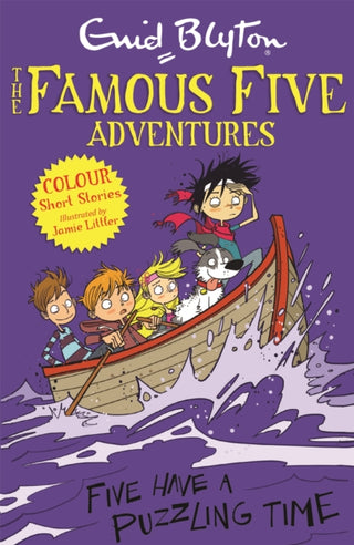 Cover image for 9781444916317 - Famous Five Colour Short Stories: Five Have a Puzzling Time