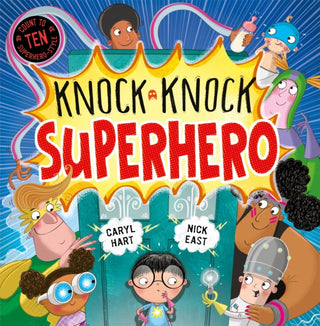 Supplemental image for 9781444945942 - Knock Knock Superhero