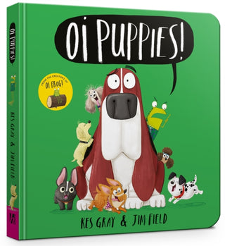 Cover image for 9781444948547 - Oi Puppies Board Book