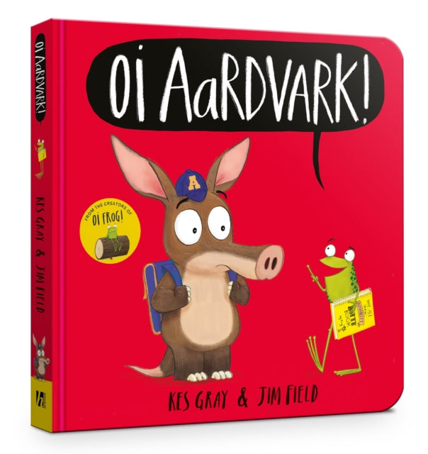 Cover image for 9781444955941 - Oi Aardvark! Board Book