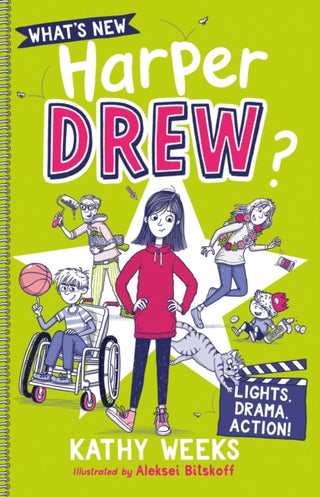 Cover image for 9781444961874 - What's New, Harper Drew?: Lights, Drama, Action!