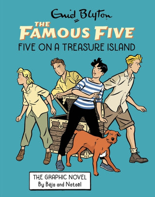 Cover image for 9781444963670 - Famous Five Graphic Novel: Five on a Treasure Island