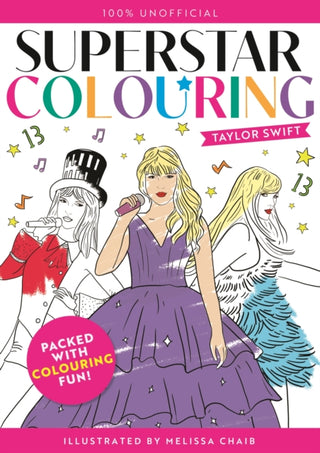 Supplemental image for 9781444980561 - Superstar Colouring: Taylor Swift